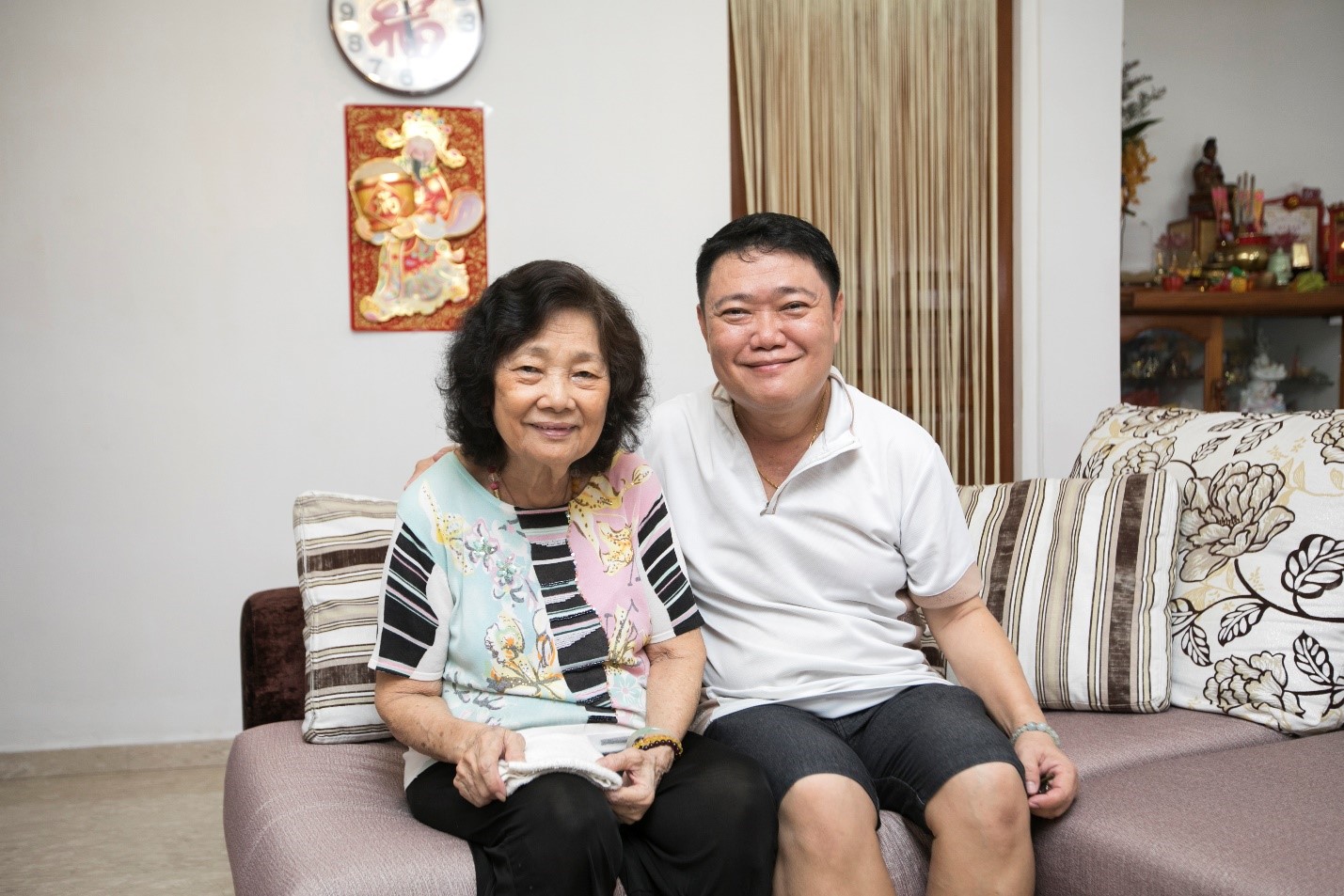 Although he has been caring for his mother for years, her dementia was a new addition to Mr Chang's caregiving duties. At first, he did not know how to manage her condition. Since going with Mdm Lo to AMKFSC weekly for activities, he has found the caregiver support he needed.