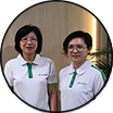 Chai Chee Mei (left) and Yenn Lim (right)