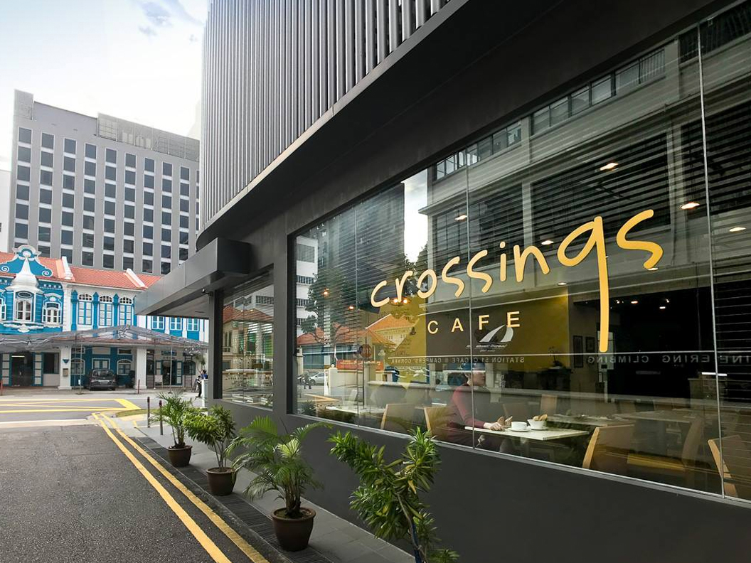 The Crossings Cafe is centrally located and aims to connect with the community