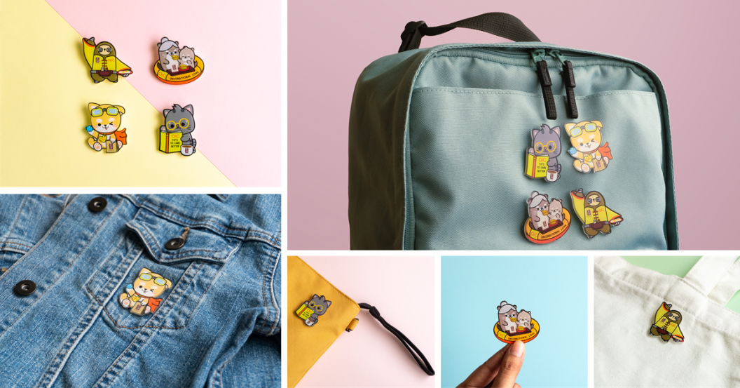 AIC X Ya Kun Pins AIC X Ya Kun Pins