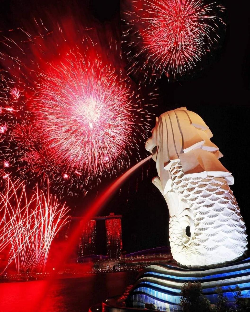 A photo Richard took during national day, capturing the fireworks right on time. A photo Richard took during national day, capturing the fireworks right on time.
