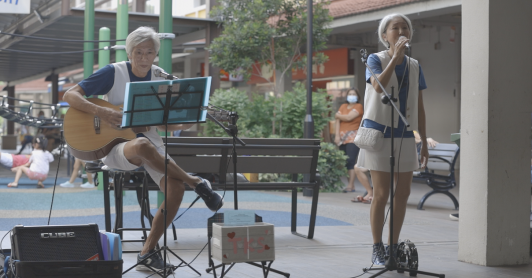 senior buskers singing senior buskers singing